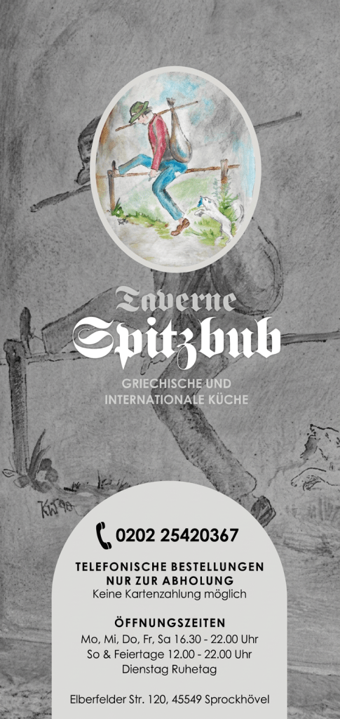 Spitzbub Titelseite